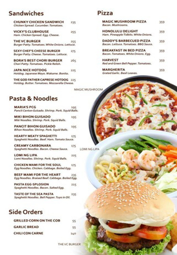 Food & Drinks 5, Victoria Court Suites - Pasig, Pasig City