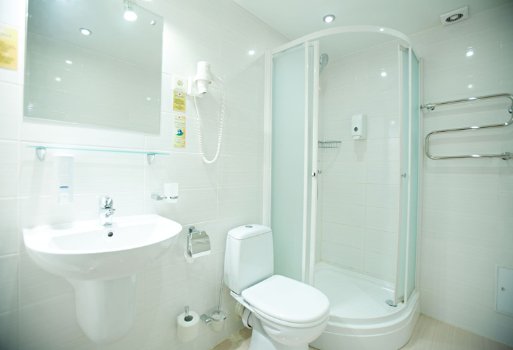 Bathroom 3, Smolinopark Hotel, Chelyabinsk gorsovet