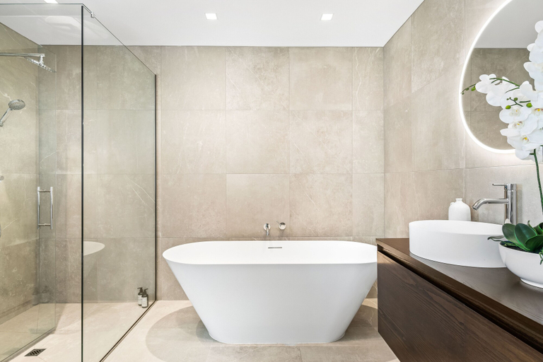 Bathroom 3, The Carlton Apartments, Christchurch