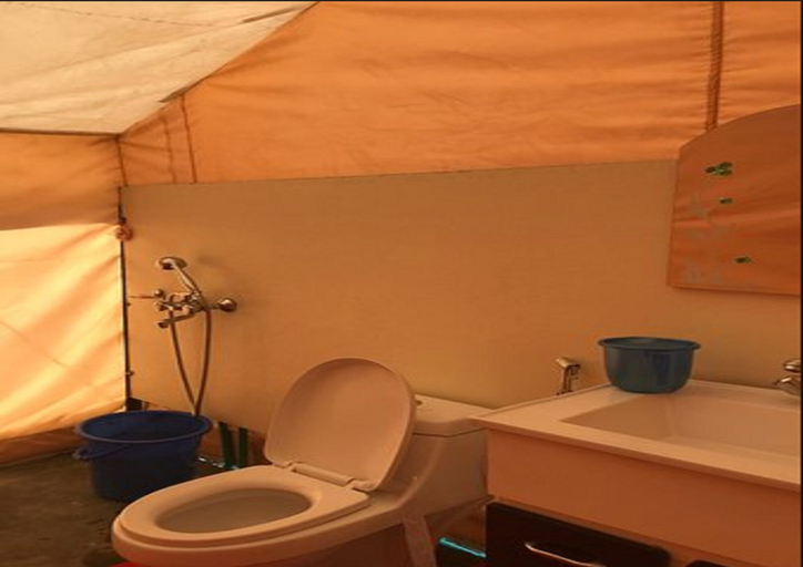 Bathroom 4, Pangong Heritage Camp, Leh