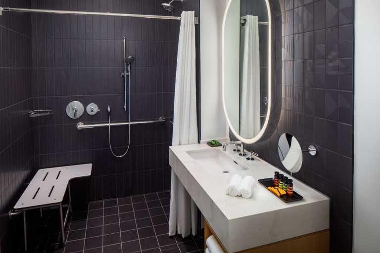 Bathroom 5, Canopy by Hilton Grand Rapids Downtown, Kent