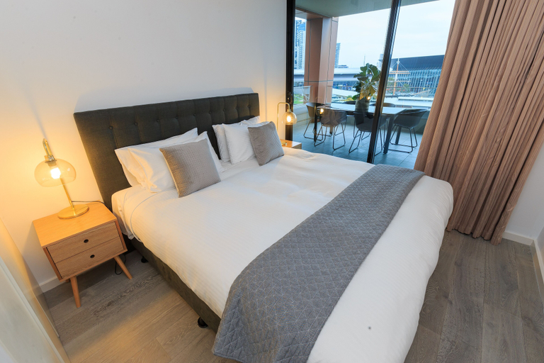 Bedroom 3, Waterfront Melbourne Apartments, Melbourne
