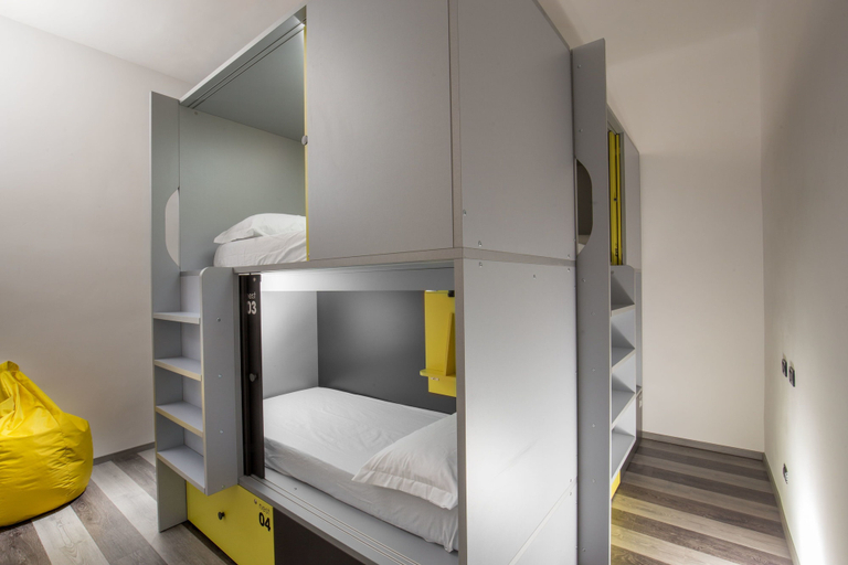 Bedroom 4, Free Hostels Roma, Roma