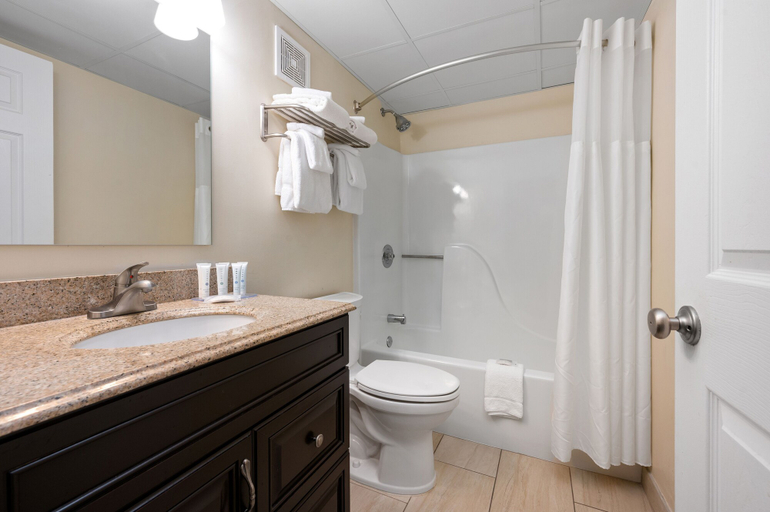 Bathroom 4, Coastal Palms Inn & Suites, Worcester