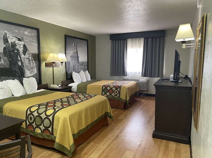 Bedroom 3, Super 8 by Wyndham Amarillo Central TX, Potter