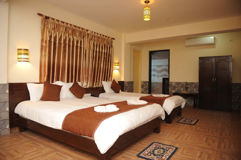 Bedroom 3, Hotel Splendid View, Gandaki