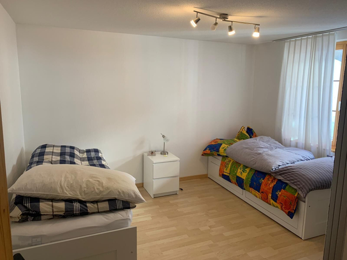 Bedroom, Center Chalet Flat, Visp