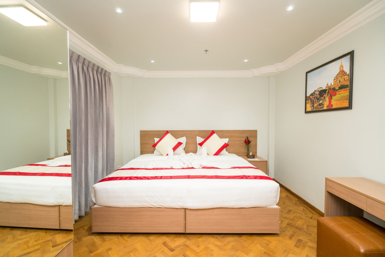 Bedroom 2, Sakura Hotel, Yangon