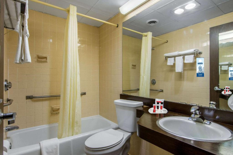 Bathroom 4, Travelodge by Wyndham Forsyth, Monroe