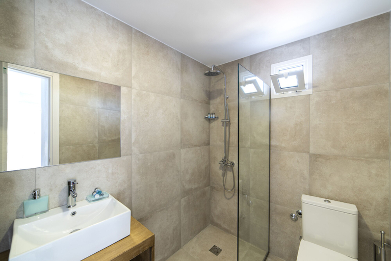 Bathroom 5, Naiades Marina Hotel, Crete