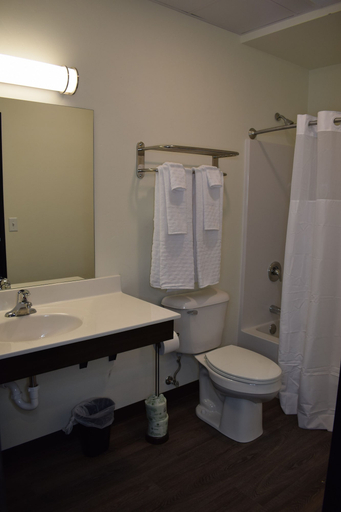 Bathroom 3, Menominee River Extended Stay Hotel, Marinette