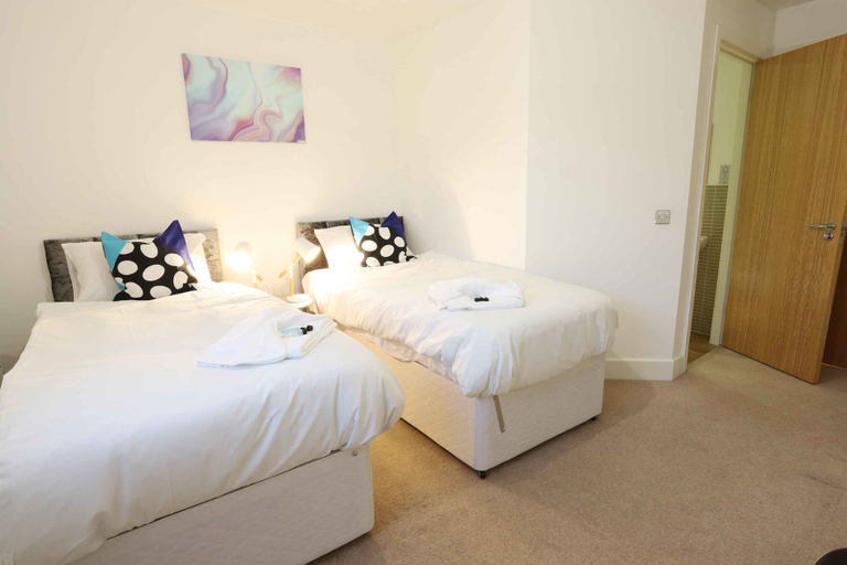 Bedroom 2, Mailbox Grand Central Prime Apartment- City View, Birmingham