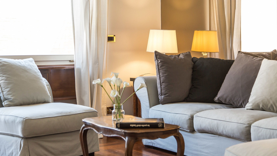 Living area 2, Rental In Rome Ponte Milvio Apartment, Roma