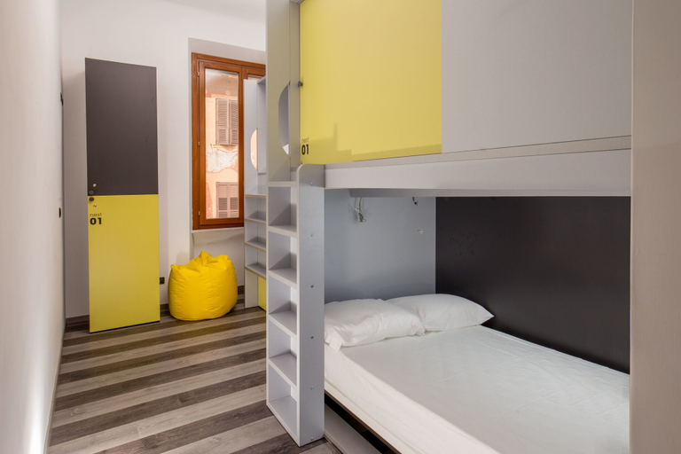 Bedroom 3, Free Hostels Roma, Roma