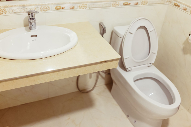 Bathroom 4, Douangpraseuth Hotel, Vientiane