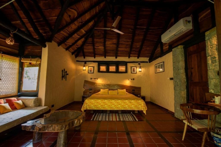 Bedroom 4, Pugdundee Safaris - Kanha Earth Lodge, Balaghat