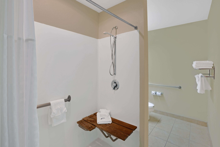 Bathroom 4, Microtel Inn by Wyndham Charlotte/University Place, Mecklenburg