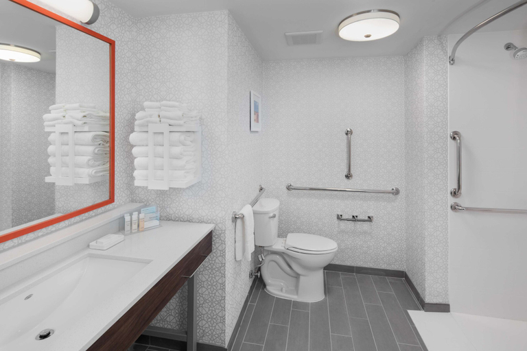 Bathroom 5, Hampton Inn by Hilton Smithfield Selma, Johnston