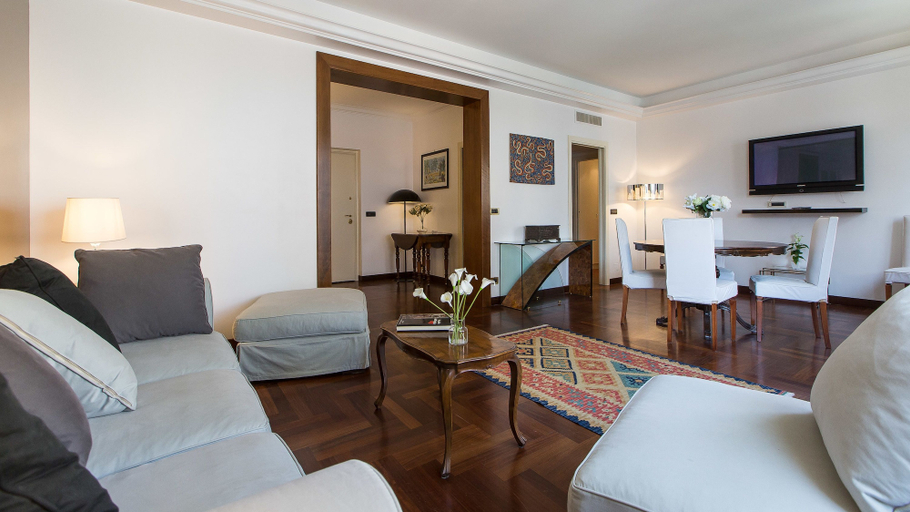 Living area 5, Rental In Rome Ponte Milvio Apartment, Roma