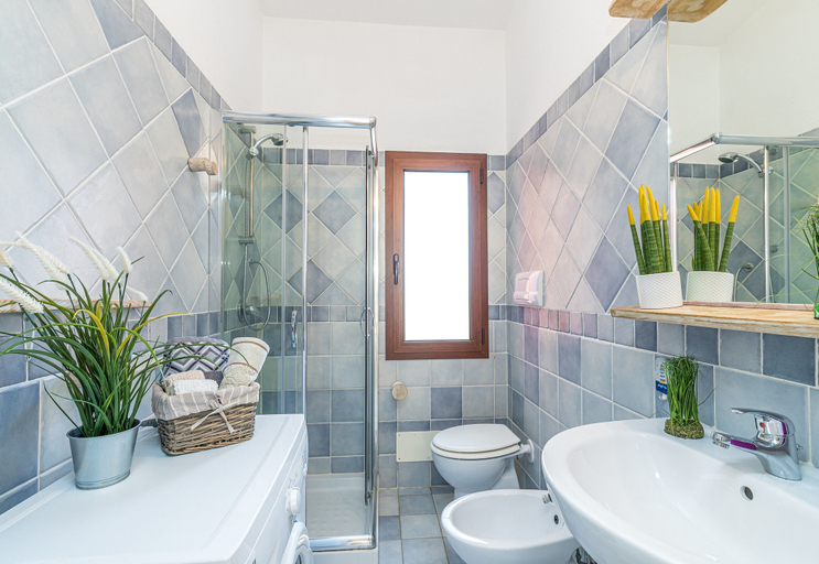 Bathroom, Domos Pintadas Apt. 1 Porto Rotondo, Olbia-Tempio