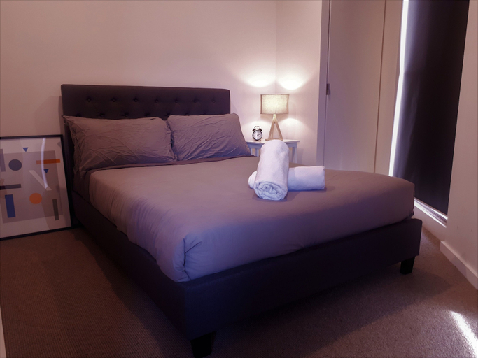 Bedroom 3, Modern Living in Southbank Apartments, Melbourne