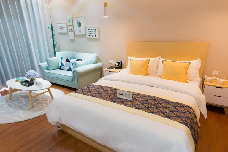 Bedroom 2, Huizhou Qu Wo Jia Shang Pin Apartment, Huizhou