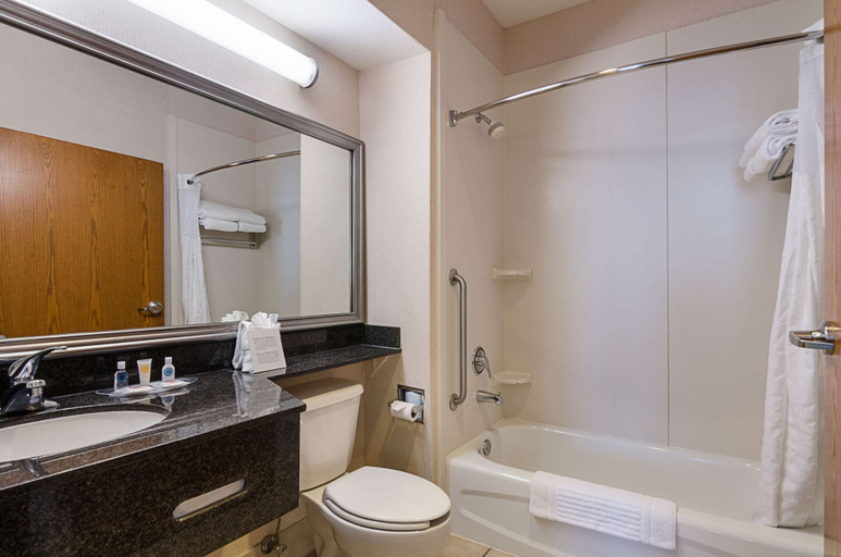 Bathroom 5, Quality Suites Springdale West I-49, Washington