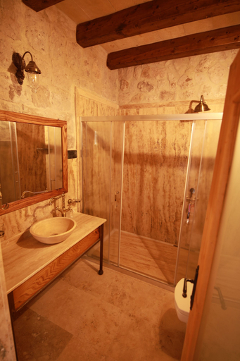 Bathroom 5, Sarnich Cave Suites, Nevşehir