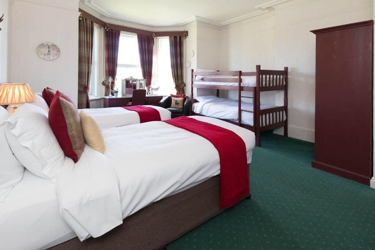 Bedroom 2, Hotel Rudyard, Staffordshire