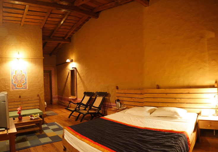 Bedroom 2, Chevron Eco Lodge, Almora