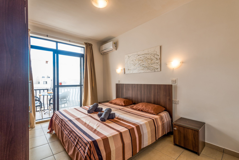 Bedroom, Seashells Self Catering Apartment by Getaways Malta, Saint Paul's Bay