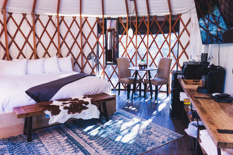 Bedroom 2, Escalante Yurts, Garfield