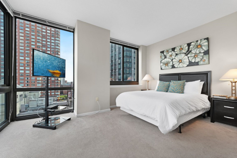 Bedroom 4, Global Luxury Suites Downtown Jersey City, Jersey City
