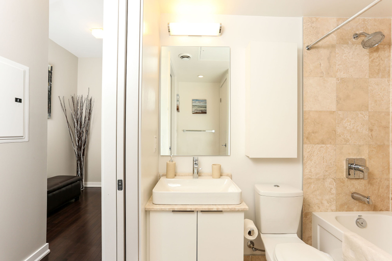 Bathroom 4, Platinum Suites - Modern Luxury High Rise Condo, Toronto