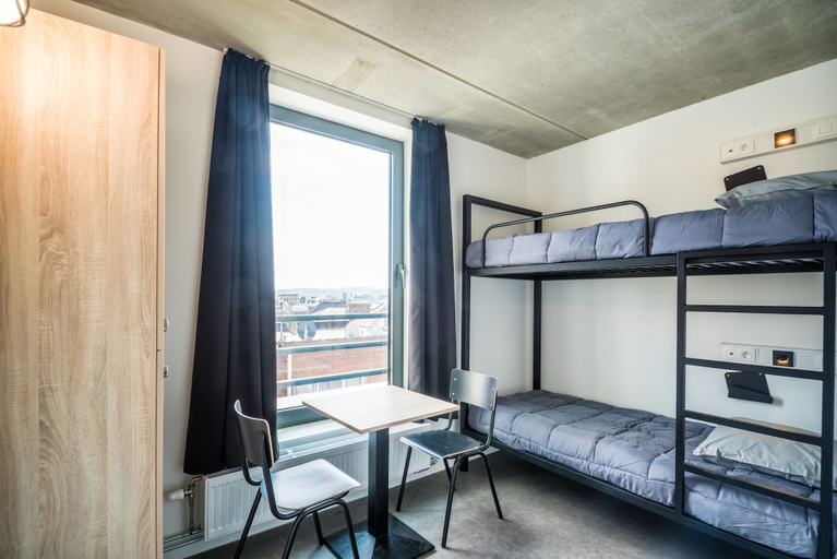 Bedroom 4, Auberge Jeunesse Charleroi Youth Hostel, Hainaut
