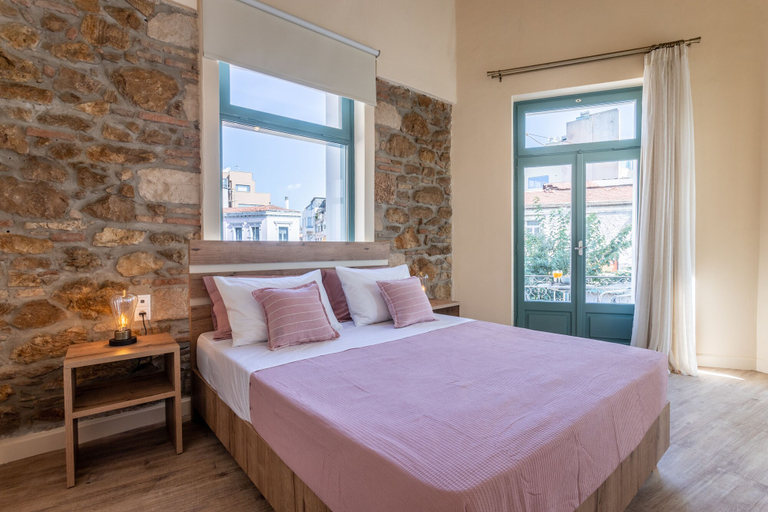 Bedroom 2, Ancient Agora Apartments, Attica