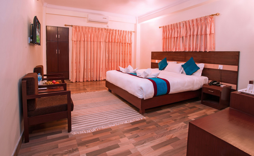 Bedroom 3, Hotel Spring, Gandaki