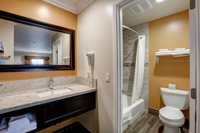 Bathroom 3, Ontario Inn & Suites, San Bernardino