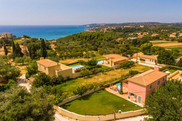 Exterior & Views, Villa Vali Large Private Pool Walk to Beach Sea Views A C Wifi Car Not Required - 1019, Ionian Islands