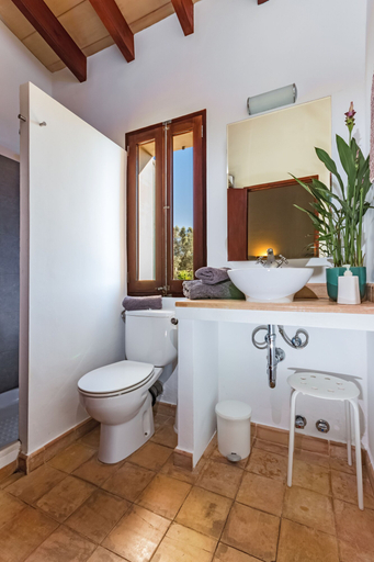 Bathroom, Casa Redonda, Baleares