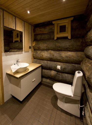 Bathroom 4, Wilderness Hotel Nellim & Igloos, Lapland