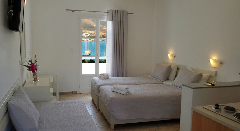 Bedroom 5, Paros Paradise Apartments, South Aegean