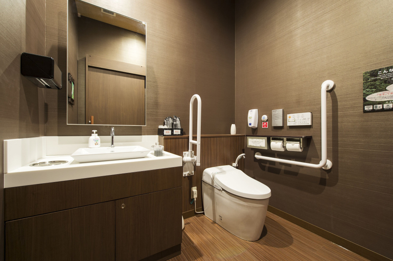 Bathroom 5, Anshin Oyado Shinjuku - Caters to Men, Shinjuku