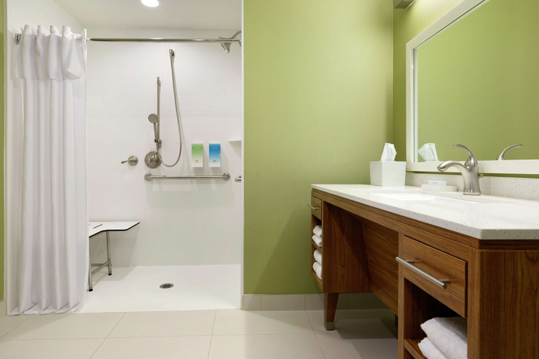 Bathroom 4, Home2 Suites by Hilton Pittsburgh Cranberry, Butler