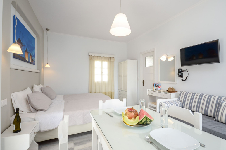 Bedroom 4, Birikos Studios & Apartments, South Aegean