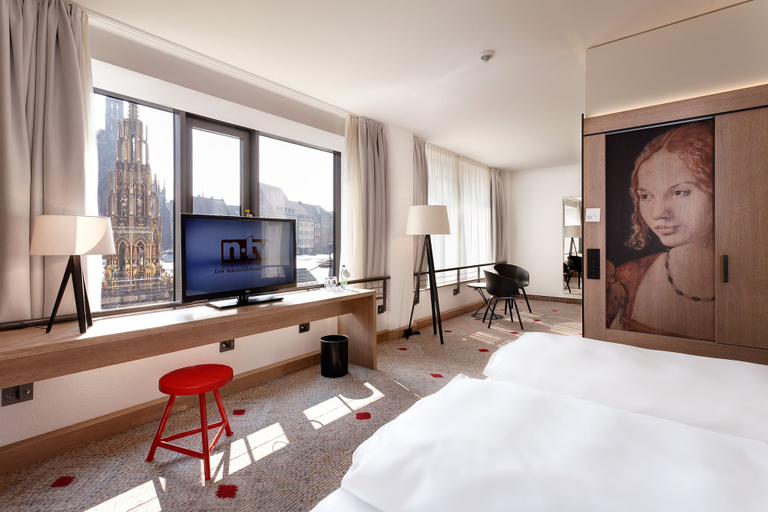 Bedroom 2, Sorat Hotel Saxx Nürnberg, Nürnberg