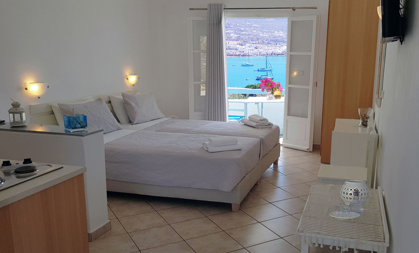 Bedroom 4, Paros Paradise Apartments, South Aegean