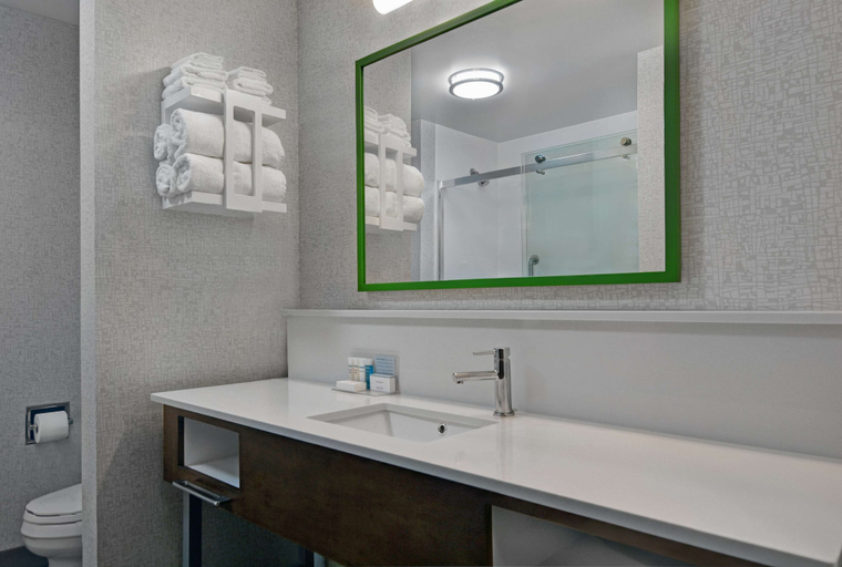 Bathroom 5, Hampton Inn Charlotte/Monroe, Union