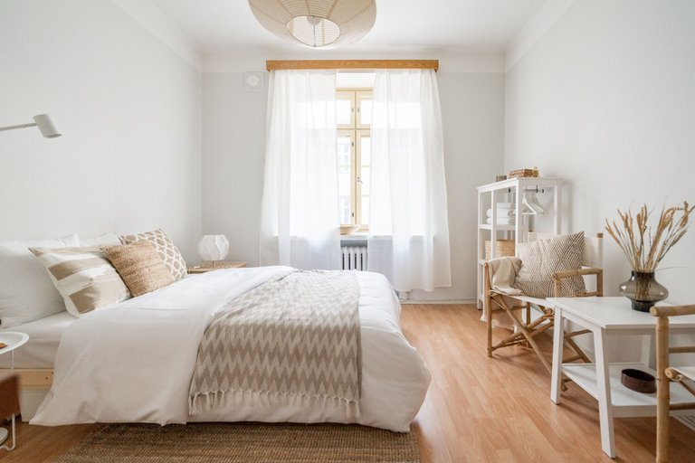Bedroom 5, Cozy and peaceful studio apartment, Uusimaa