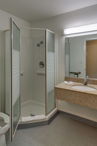 Bathroom 3, Motel 6 Spokane, WA - West, Spokane
